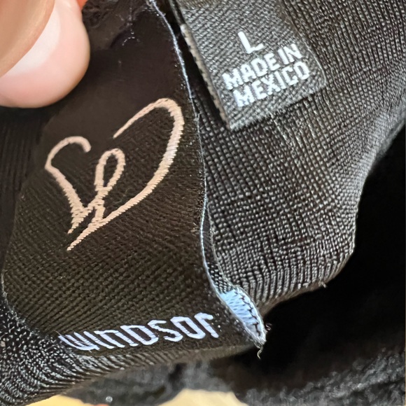 Windsor Black Let It Glitz Glitter Sweetheart Mini Dress - Picture 7 of 10